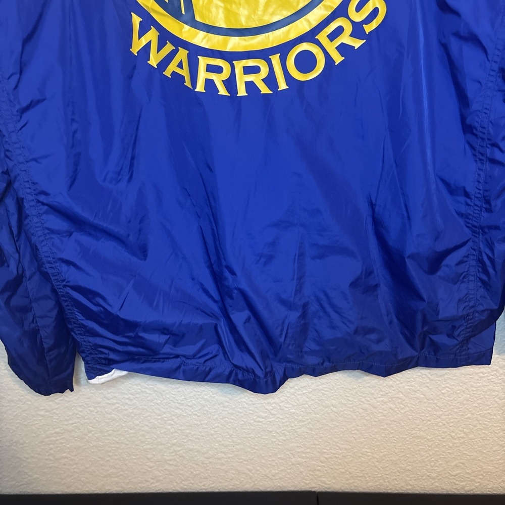 Levis Golden State Warriors Jacket Hat Bundle XL Blue Windbreaker Snapback - Picture 15 of 16